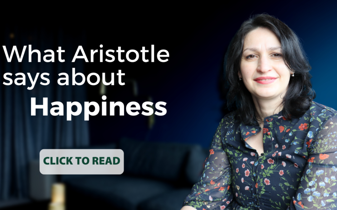 What Aristotle says about happiness.